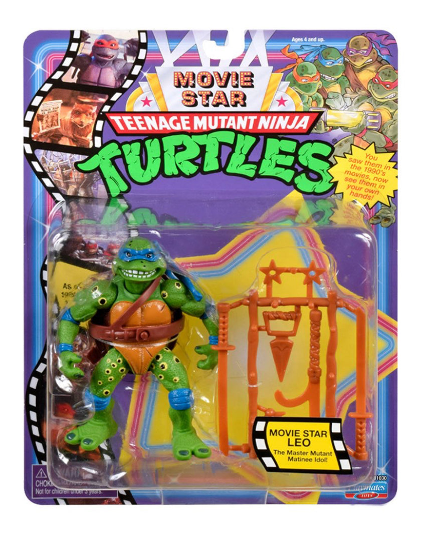 Teenage Mutant Ninja Turtles Original Classic Basic Action Figure 1991 Movie Leonardo