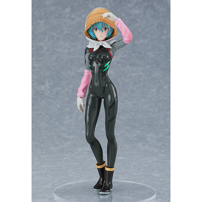 Rebuild of Evangelion Rei Ayanami Farming Version Pop Up Parade Statue