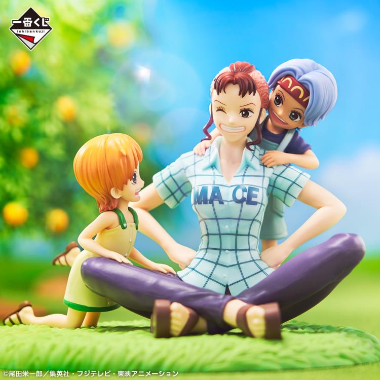 One Piece Ichibansho Revible Moment Nami & Bellemere (Emotional Stories 2) Figure