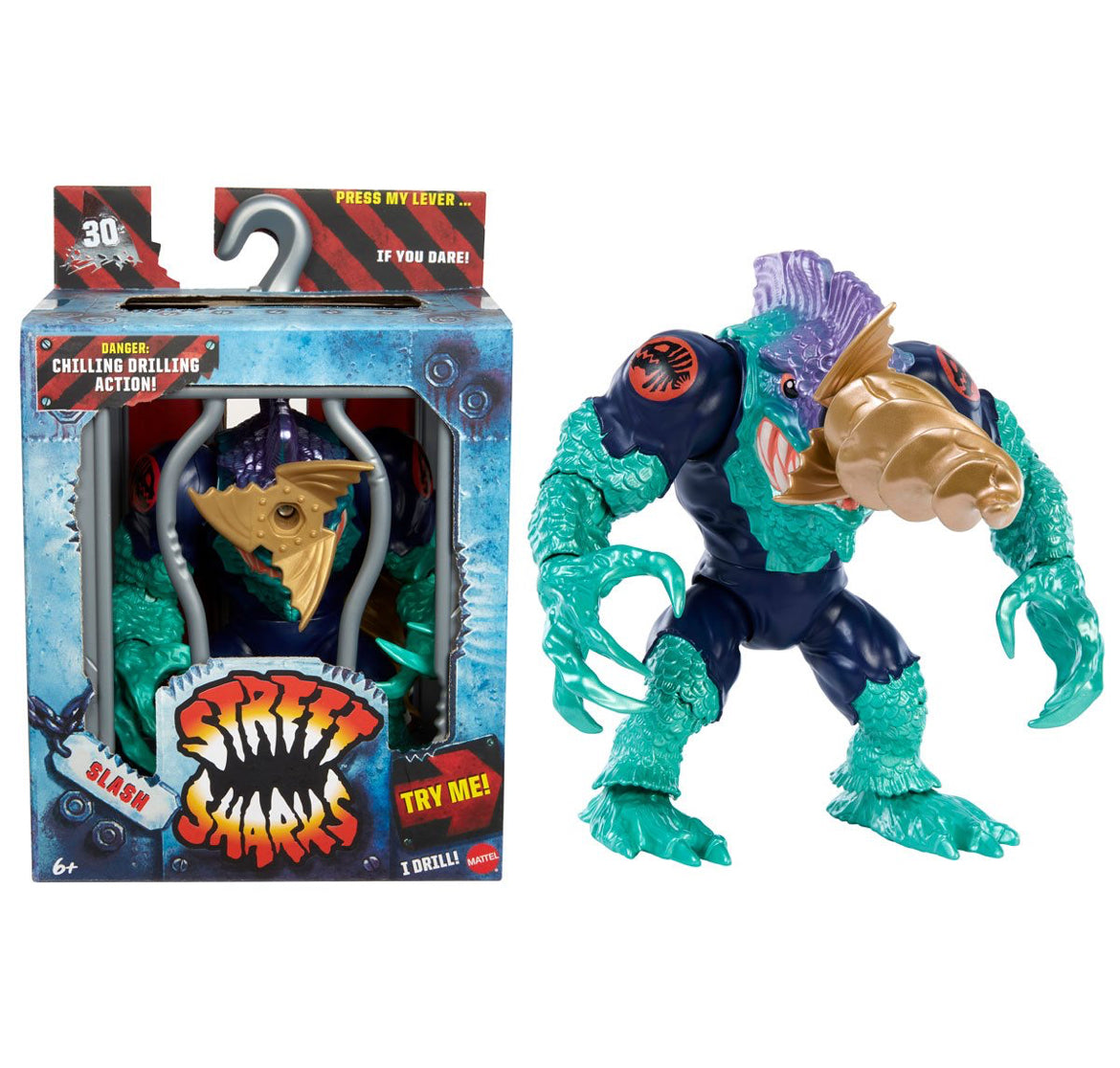 Street Sharks 30th Anniversary Slash Action Figure