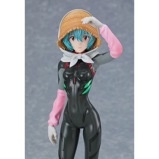 Rebuild of Evangelion Rei Ayanami Farming Version Pop Up Parade Statue