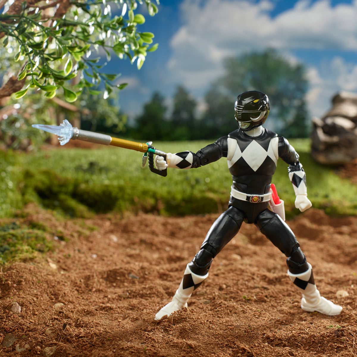 Power Rangers Lightning Mighty Morphin Black Ranger Figure