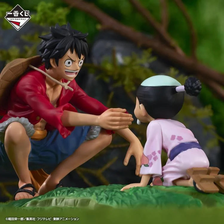 One Piece Ichibansho Revible Moment Monkey D. Luffy & Momonosuke