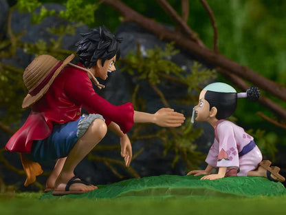 One Piece Ichibansho Revible Moment Monkey D. Luffy & Momonosuke