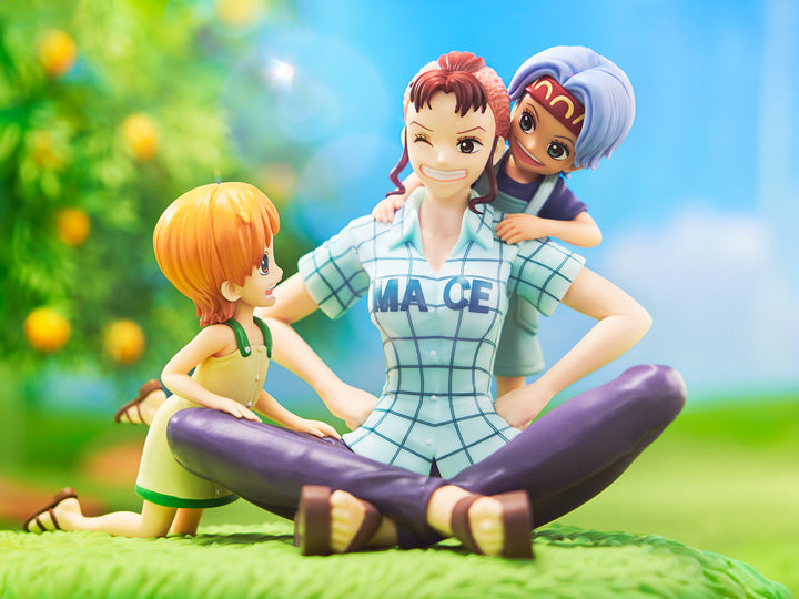 One Piece Ichibansho Revible Moment Nami & Bellemere (Emotional Stories 2) Figure