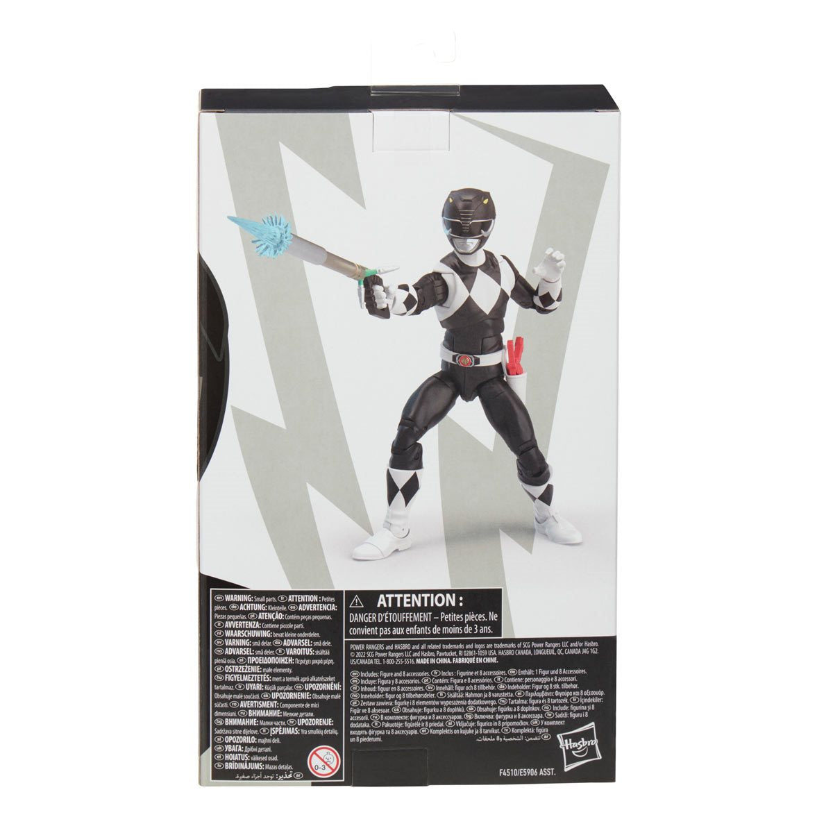 Power Rangers Lightning Mighty Morphin Black Ranger Figure