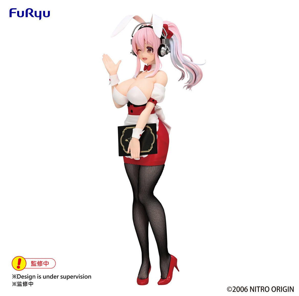 Nitroplus Super Sonico Waitress Version BiCute Bunnies Statue