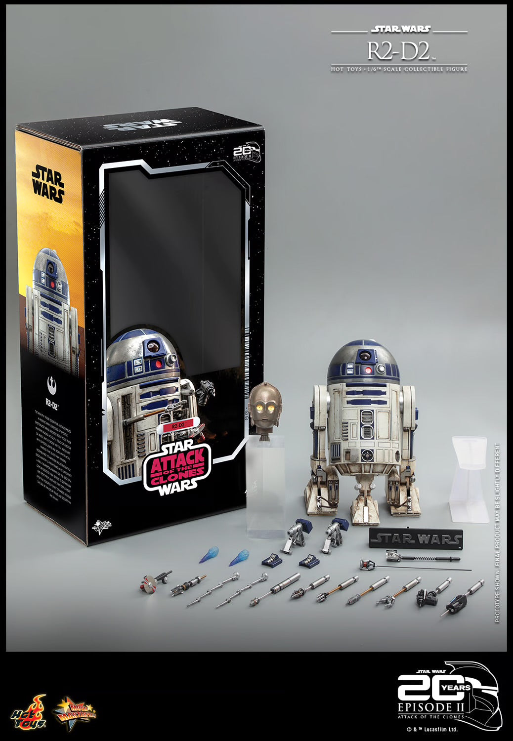 Star Wars Episode II: Attack on The Clones - R2-D2 Sixth Scale Figure (MMS651)