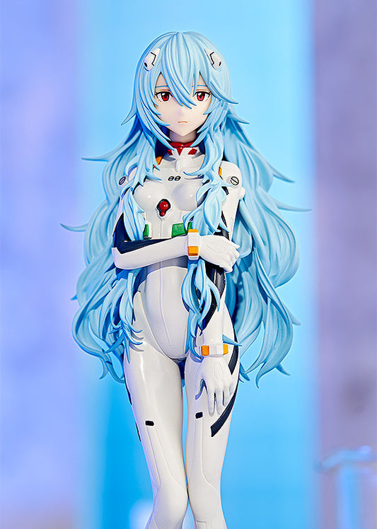 Rebuild of Evangelion Rei Long Hair Pop Up Parade Statue